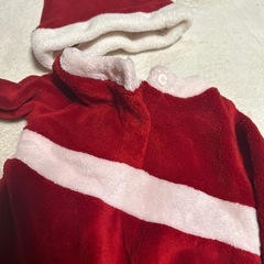 サンタクロースワンピ　90サイズの画像