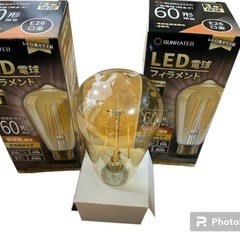LED電球 E26口金 5.7W エジソン電球 フィラメントの画像