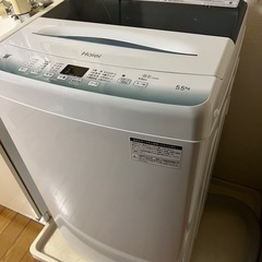 2022年製　ハイアール　洗濯機　5.5kgの画像