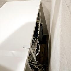 パソコンデスク 120cm デスク 机 おしゃれ 収納 PCデスク ワークデスク 白 テレワーク 在宅勤務 木製 120 奥行50cm 北欧 シンプル ホワイト 勉強机 大人 学習机 120cm幅 引き出しの画像