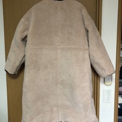 オリーブグリーン キルティングジャケット 膝丈　 の画像