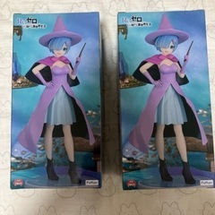Re:ゼロから始める異世界生活 レム アナザーカラーver. フィギュア　2個の画像