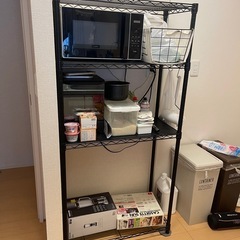 収納ラックとラック板2枚つき