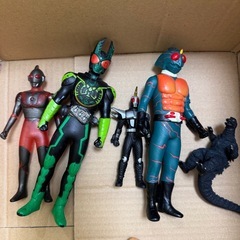 フィギュア 仮面ライダー ゴジラ ウルトラマン  五体セット