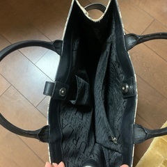 FURLA トートバッグ　グレー・ハート柄の画像