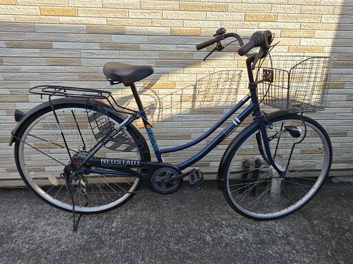中古自転車 6段変速 27インチ LEDオートライト 軽整備済み 防犯登録対応 町田市 相模原市 MM557\n