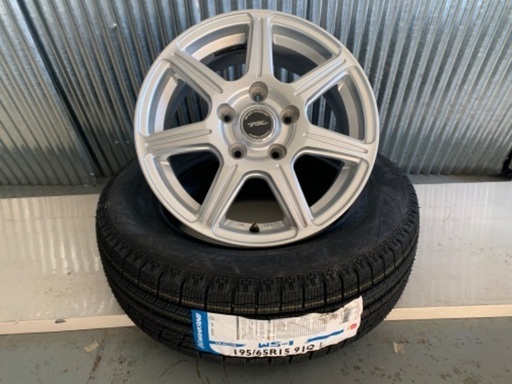 新品スタッドレス★ナンカン　WS-1　195/65R15　中古ホイール　ノア　ヴォクシー　ステップワゴン