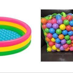 ビニールプール＆ボール400個セット