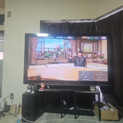 家電 テレビ 液晶テレビ　65インチテレビ　引き取り手来ました。