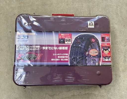 未使用！非金属タイヤチェーン エコメッシュT-lock II！ハイエースなど