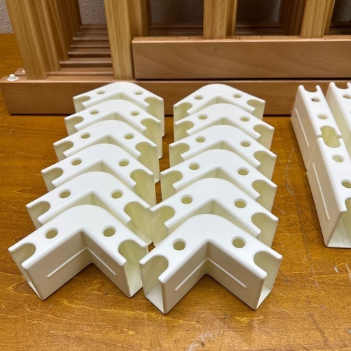 5162【美品】KATOJI 木製ベビーサークル 扉付き