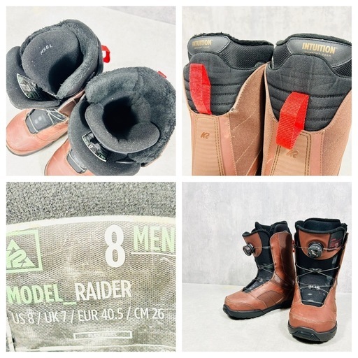 K2ケーツー RAIDER BOA 26cm スノーボード ブーツ メンズ