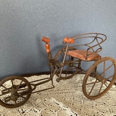 アンティーク　自転車の置物