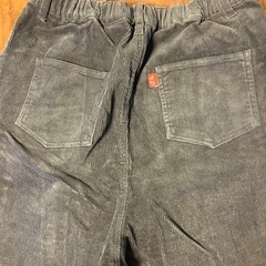 デビロック 160 コーデュロイタックパンツ　ダークグレーの画像