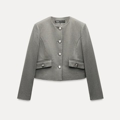 ZARA メタルボタンブレザー 新品未使用タグ付き