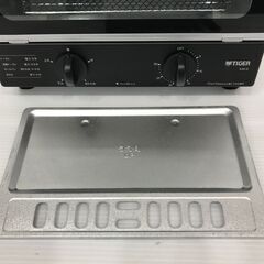 24K632 ジ3 TIGER タイガー オーブントースター KAK-G101 ブラック ワイド庫内 火力5段階切替 中古 美品の画像