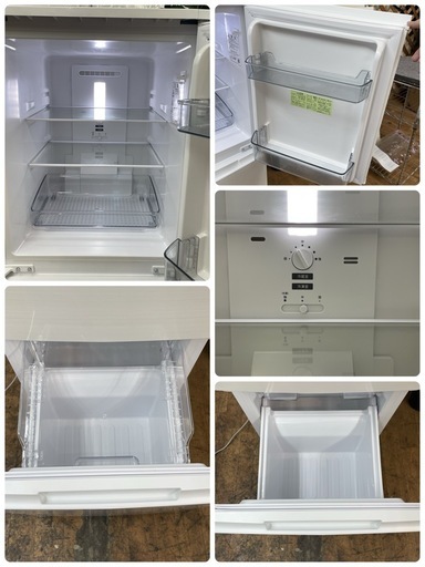 R604☀️SHARP 2ドア冷蔵庫（152L 右開き）22年製 SJ-D15H ⭐ 動作確認済 ⭐ クリーニング済