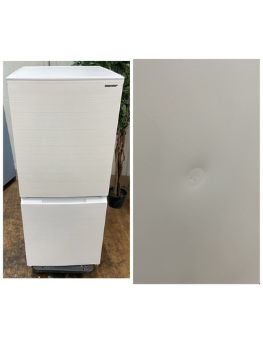 R604☀️SHARP 2ドア冷蔵庫（152L 右開き）22年製 SJ-D15H ⭐ 動作確認済 ⭐ クリーニング済