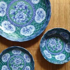【美品】美濃焼　西洞窯 (大皿2枚　小皿5枚　 小鉢4個) 和食器