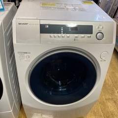 12/29値下げしました！⭐️人気⭐️2018年製 SHARP 10/6kgドラム式洗濯機 ES-H10B-W1 シャープ プラズマクラスター マイクロ高圧洗浄 高圧シャワーノズル No.4583 KE