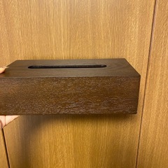 木製、ティッシュケースの画像