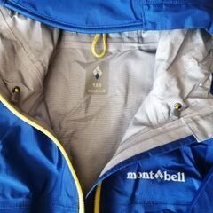 【mont-bell】レイントレッカー 上下 120cm★ カッパ クレッパーキッズの画像
