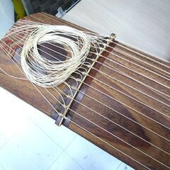 現状品 和楽器 お琴 13弦 全長 約180cm 弦楽器 中古 アンティーク レトロ 苫小牧西店の画像