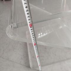 【業務用】アクリル 透明椅子 100キロ以上の方でも大丈夫ですの画像