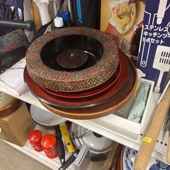 お節料理　和食用　お膳　重箱　丸盆　角盆　お吸い物　の画像