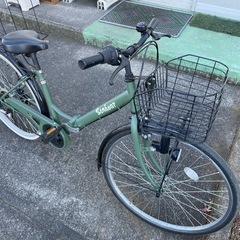 折りたたみ自転車 26インチ 使用期間半年の画像