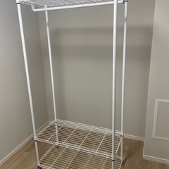 中古　白　スチールラック　