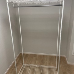 中古　白　スチールラック　の画像