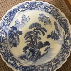 伊万里 大皿 窓絵紋様 オードブル