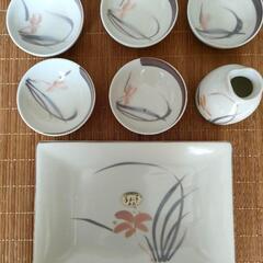 【未使用】天ぷら皿セット 和食器