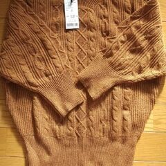 【未使用タグ付き✨】WEGO LADY'sケーブル5分袖 スリー...