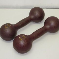 stp-2982　ダンベル　2個セット　4kg×2　8kg　鉄ア...