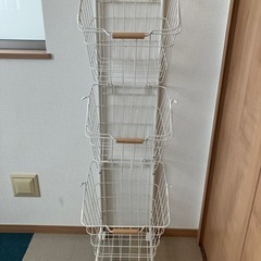 ランドリーラック　洗濯カゴ　収納