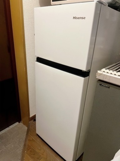 【美品】ハイセンス　冷蔵庫　2ドア　2023年購入品