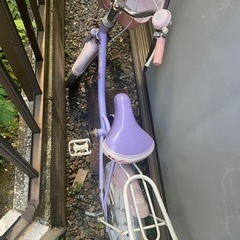 ピンク自電車18インチ