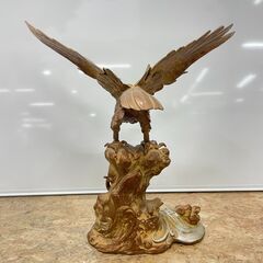 金属製 置物 鷲 ワシ 鷹 タカ 金属工芸品の画像