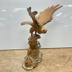 金属製 置物 鷲 ワシ 鷹 タカ 金属工芸品の画像