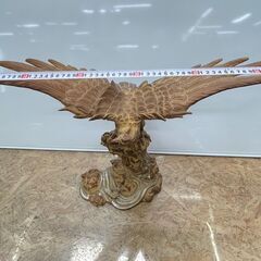 金属製 置物 鷲 ワシ 鷹 タカ 金属工芸品の画像