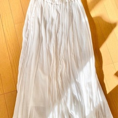 スカート ホワイト レディース ロングスカート