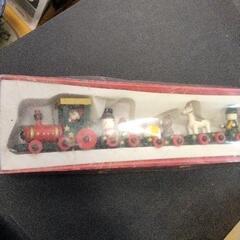 1224-026 クリスマス トレイン　クリスマスオーナメント　クリスマス用飾りトレインの画像
