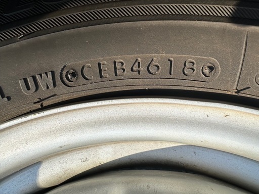 スズキ純正鉄チンホイール+ブリザックVRX 165/70R14スタッドレスセット