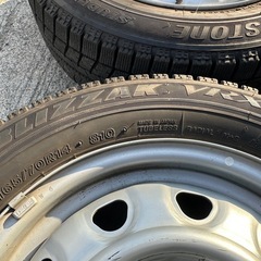 スズキ純正鉄チンホイール+ブリザックVRX 165/70R14スタッドレスセット