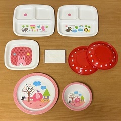 プラスチック製食器 計１５点 (中古品)の画像
