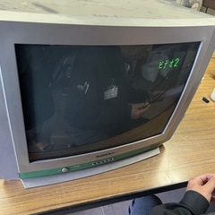 まだ使えます！　21型ブラウン管テレビ　21CL-HS3　日立リビングサプライの画像