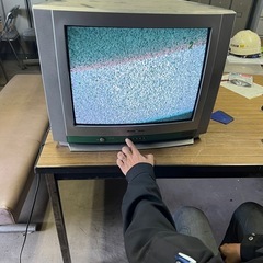 まだ使えます！　21型ブラウン管テレビ　21CL-HS3　日立リビングサプライの画像