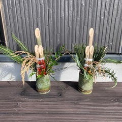 門松　本物の植物花材